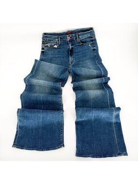 Anthropologie Mother High Waist Roller Skimp Out for the Evening Wide Jeans 28